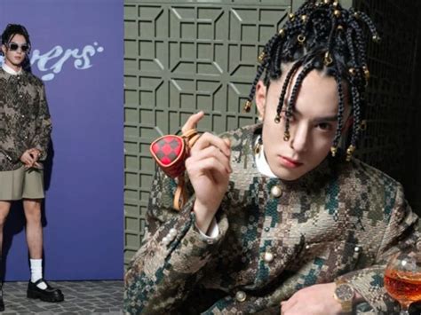 Chinese Actor Dylan Wang Wore Cornrows To Louis .